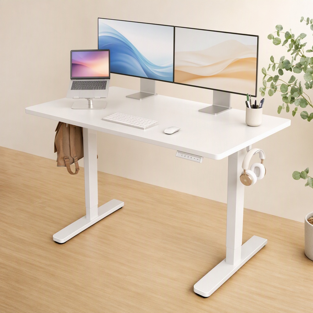 Office Furniture Group - Elektrikli Ayarlanabilir Yükseklikli Çalışma Masası, Tek