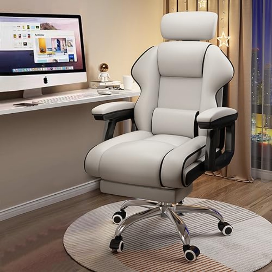 Office Footrest Cushion - Ev ofis çalışma koltuğu: PU deri,