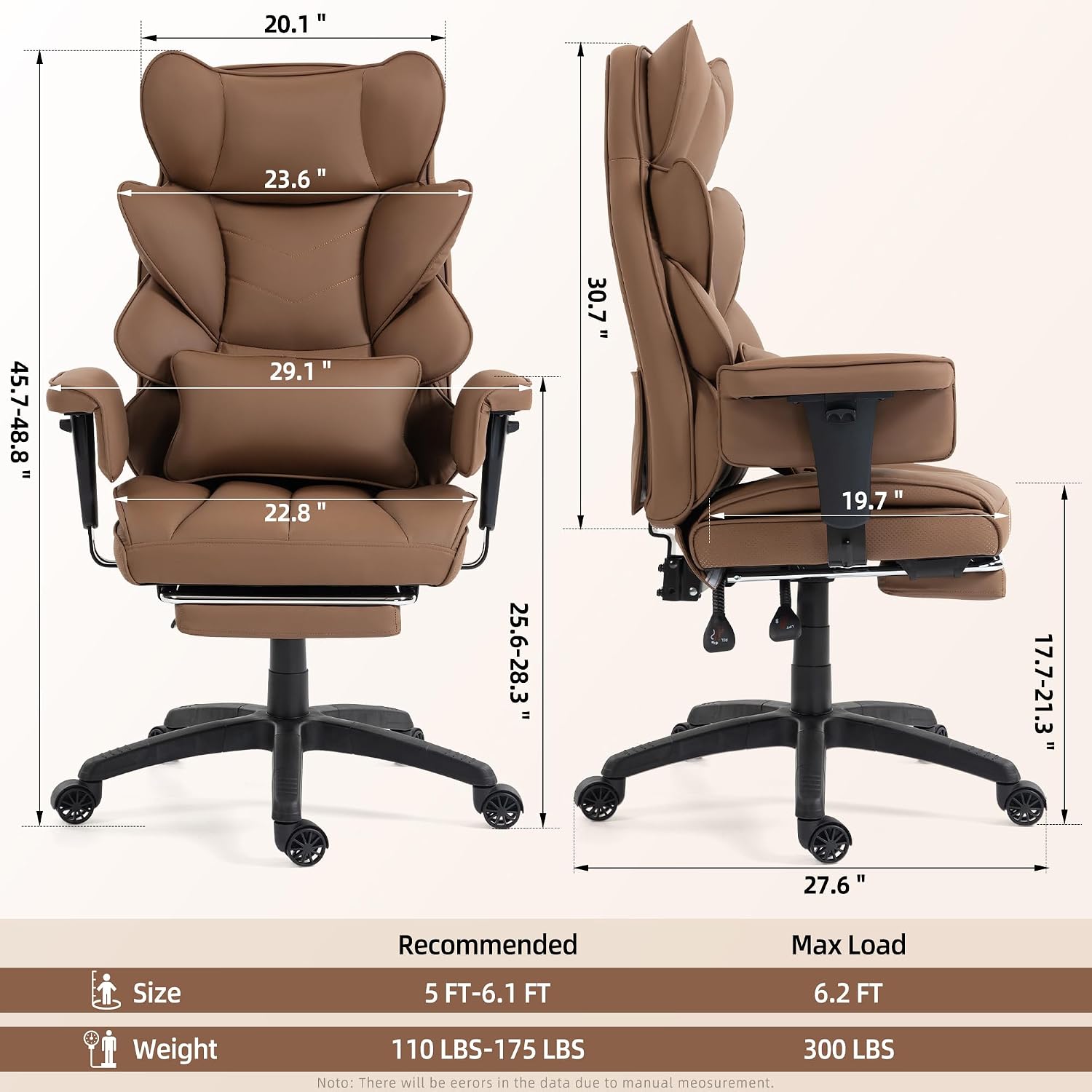 Office Footrest Cushion - Ergonomik Ofis Koltuğu, Cep Yaylı Minder,
