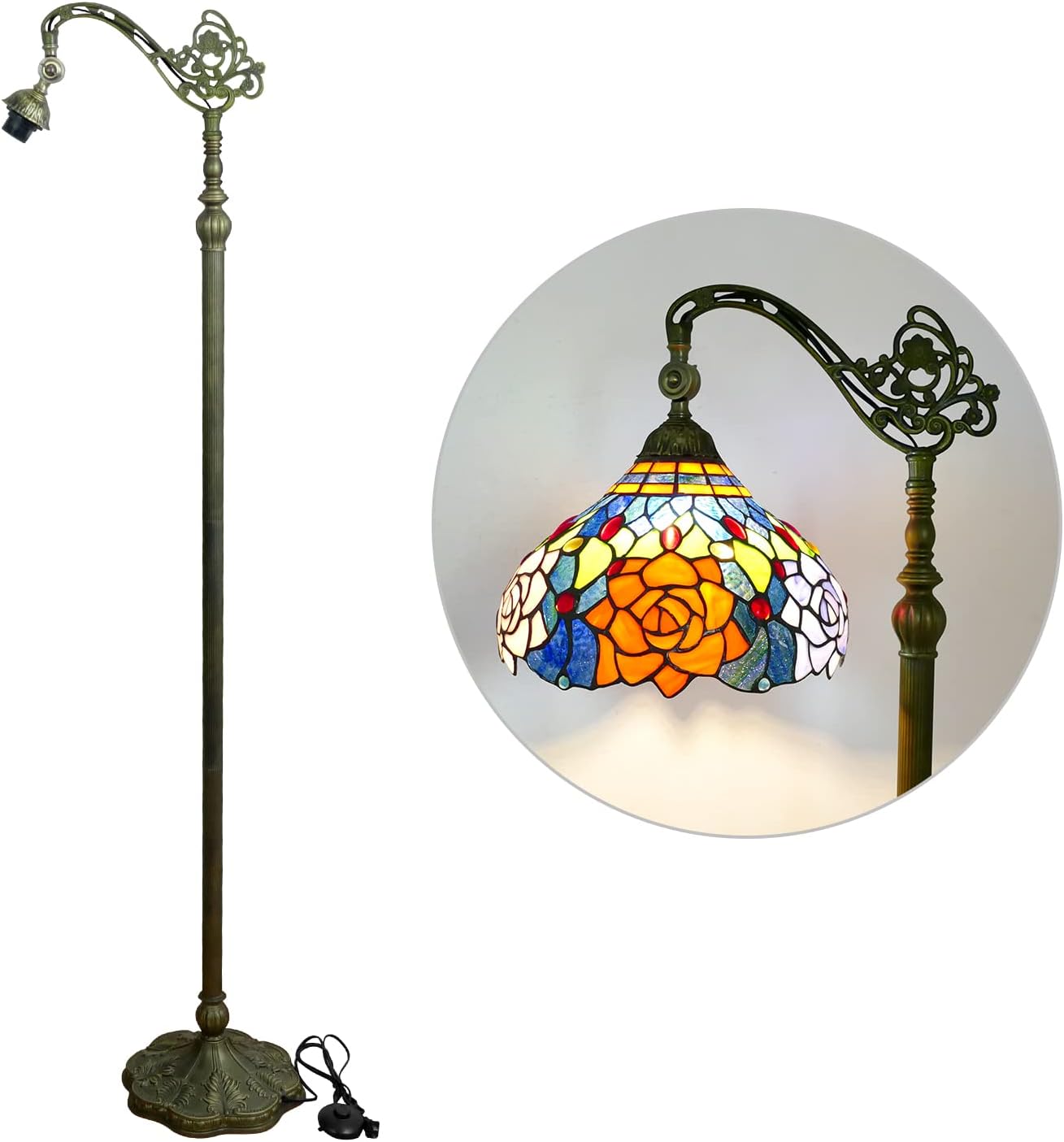 Floor Lamp Arched - @ # Modern Tarz Kavisli Kaz