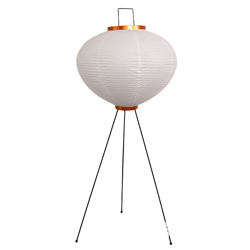 Floor Lamp Arched - Japon Noguchi Akari Pirinç Kağıdı Zemin