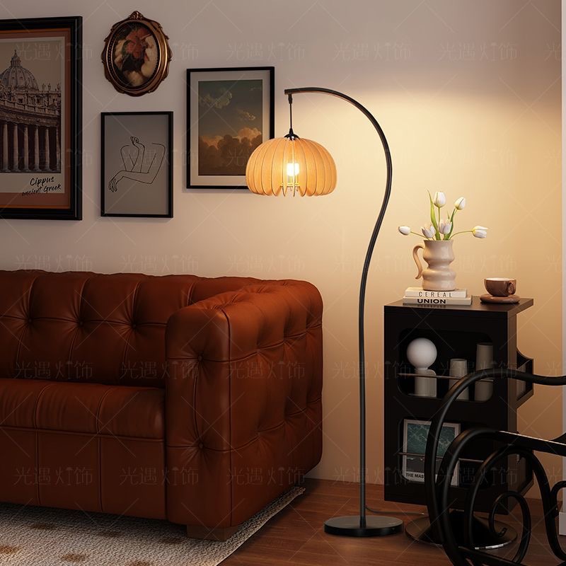Floor Lamp Arched - Vintage Yer Lambası Oturma Odası Kanepe