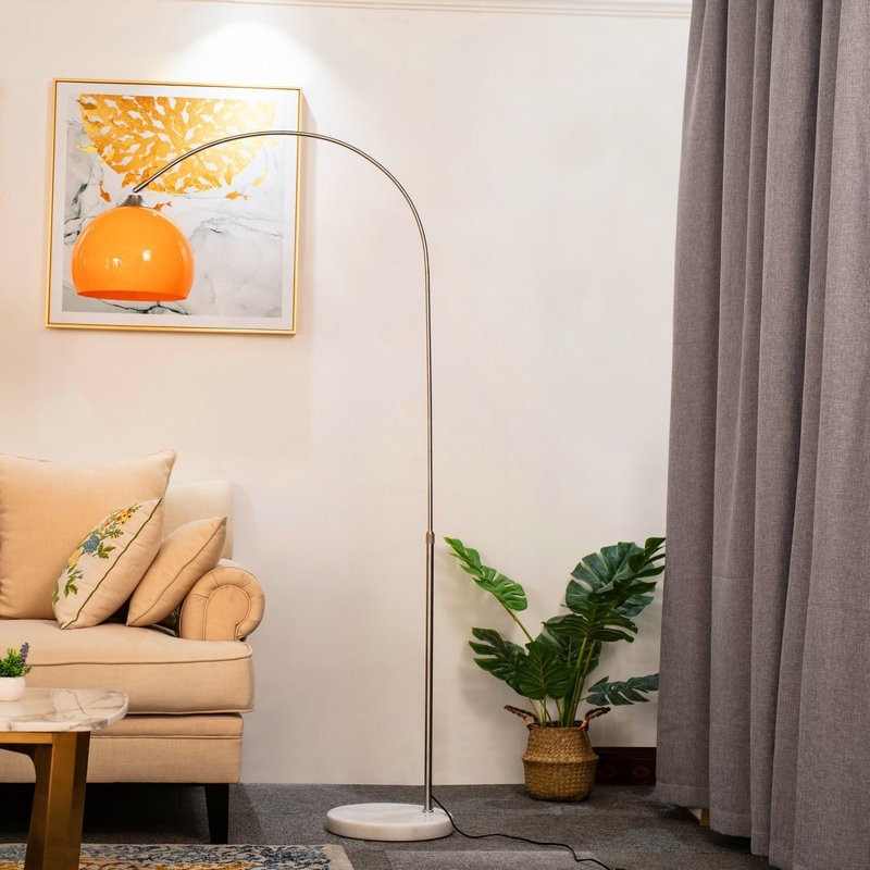 Floor Lamp Arched - Minimalist Lüks Mini Ark Ayarlanabilir Metal