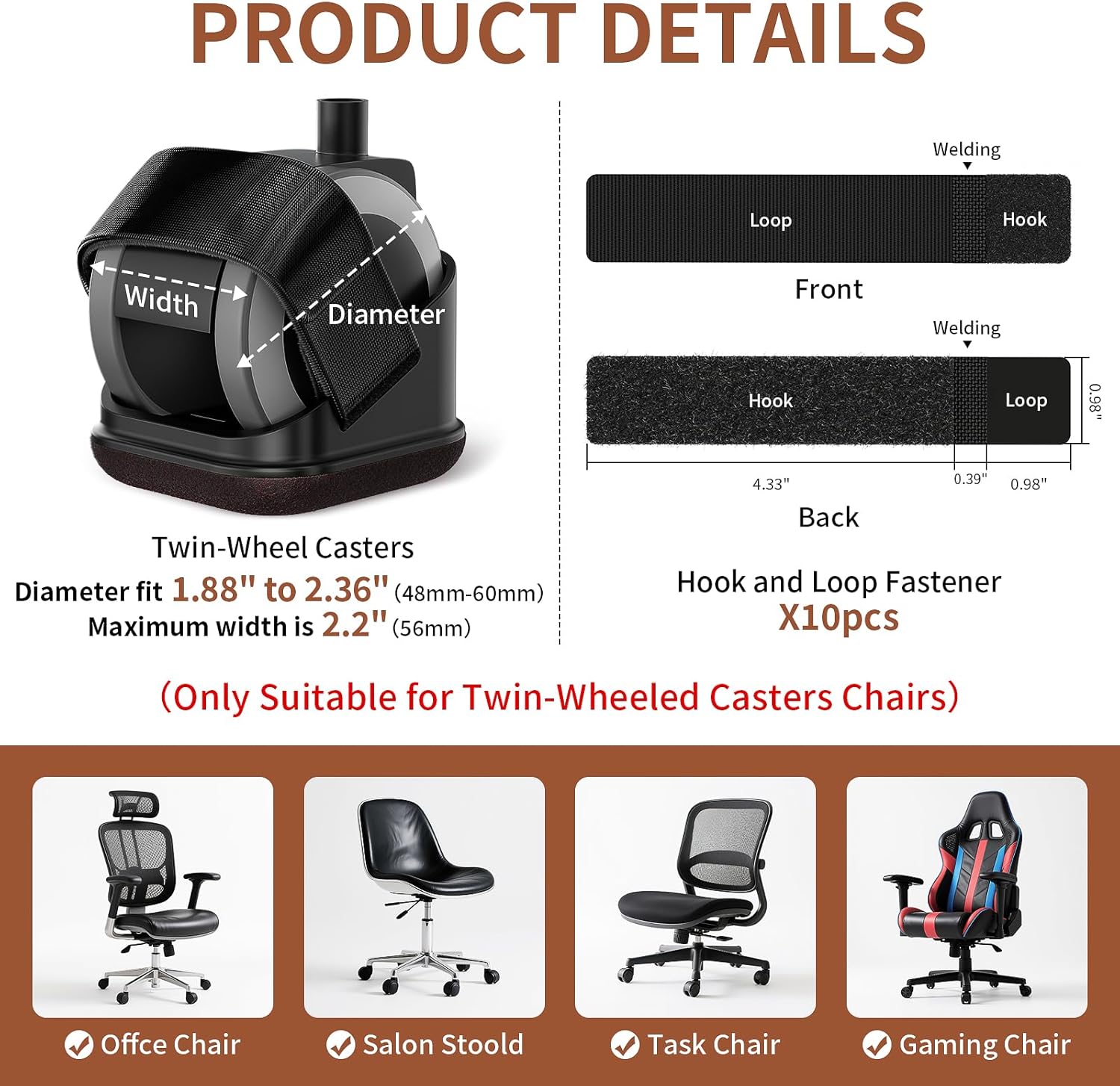 5 adet sandalye bacak koruyucu - Office Furniture Installation incelemesi ve fiyatı