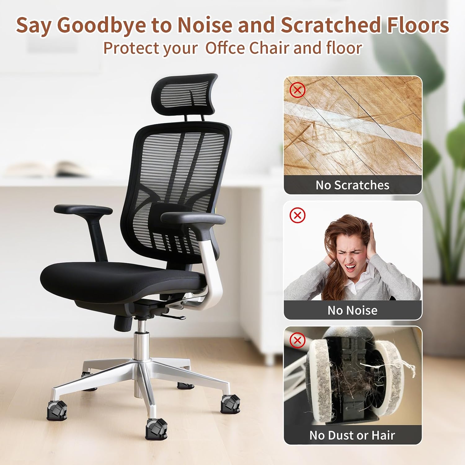 5 adet sandalye bacak koruyucu - Office Furniture Installation incelemesi ve fiyatı