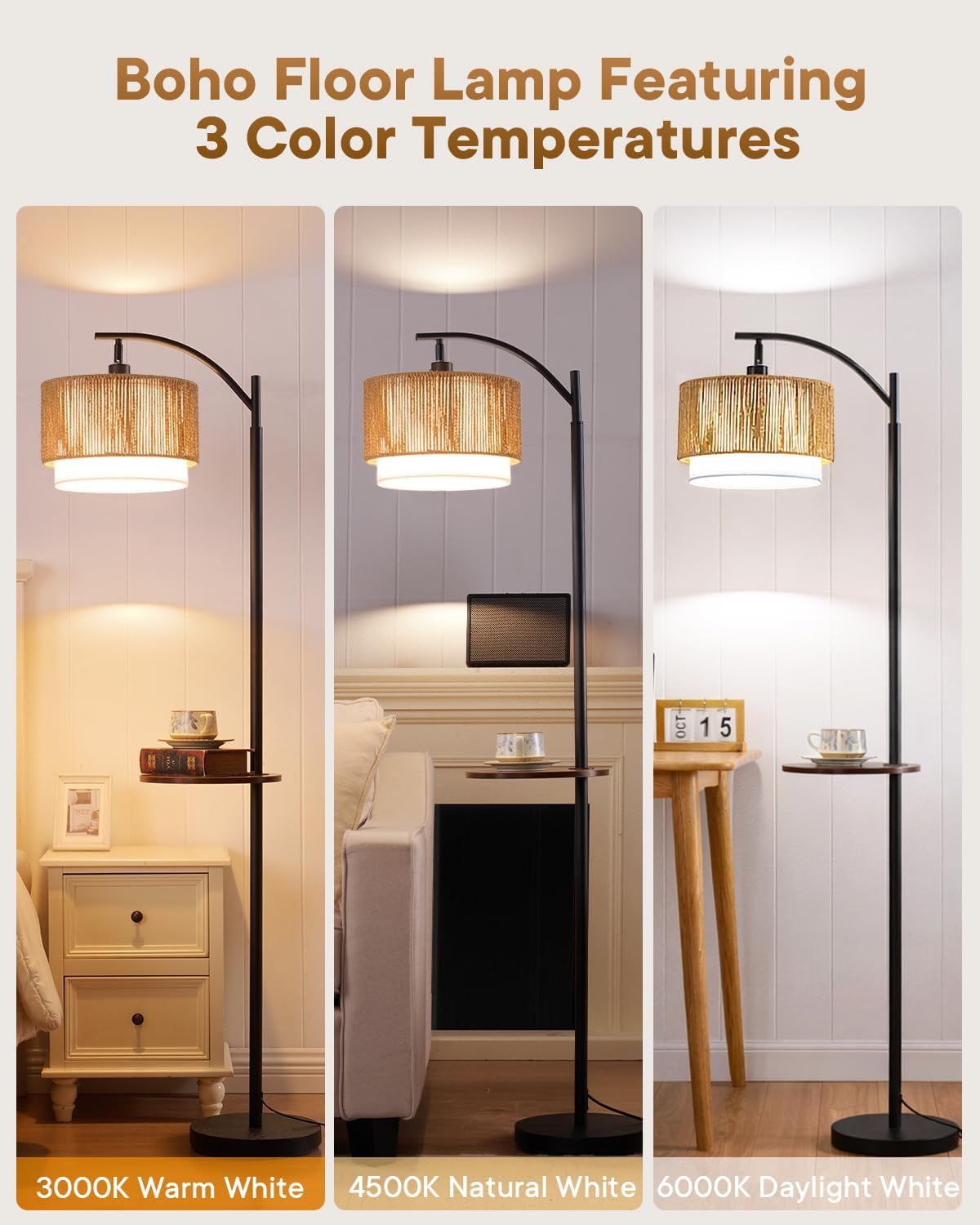 Boho Tarzı Çiftlik Evi Kavisli - Floor Lamp Arched incelemesi ve fiyatı