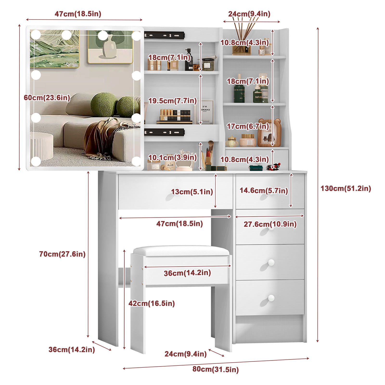 Modern Beyaz Yatak Odası Tuval - Office X Furniture incelemesi ve fiyatı