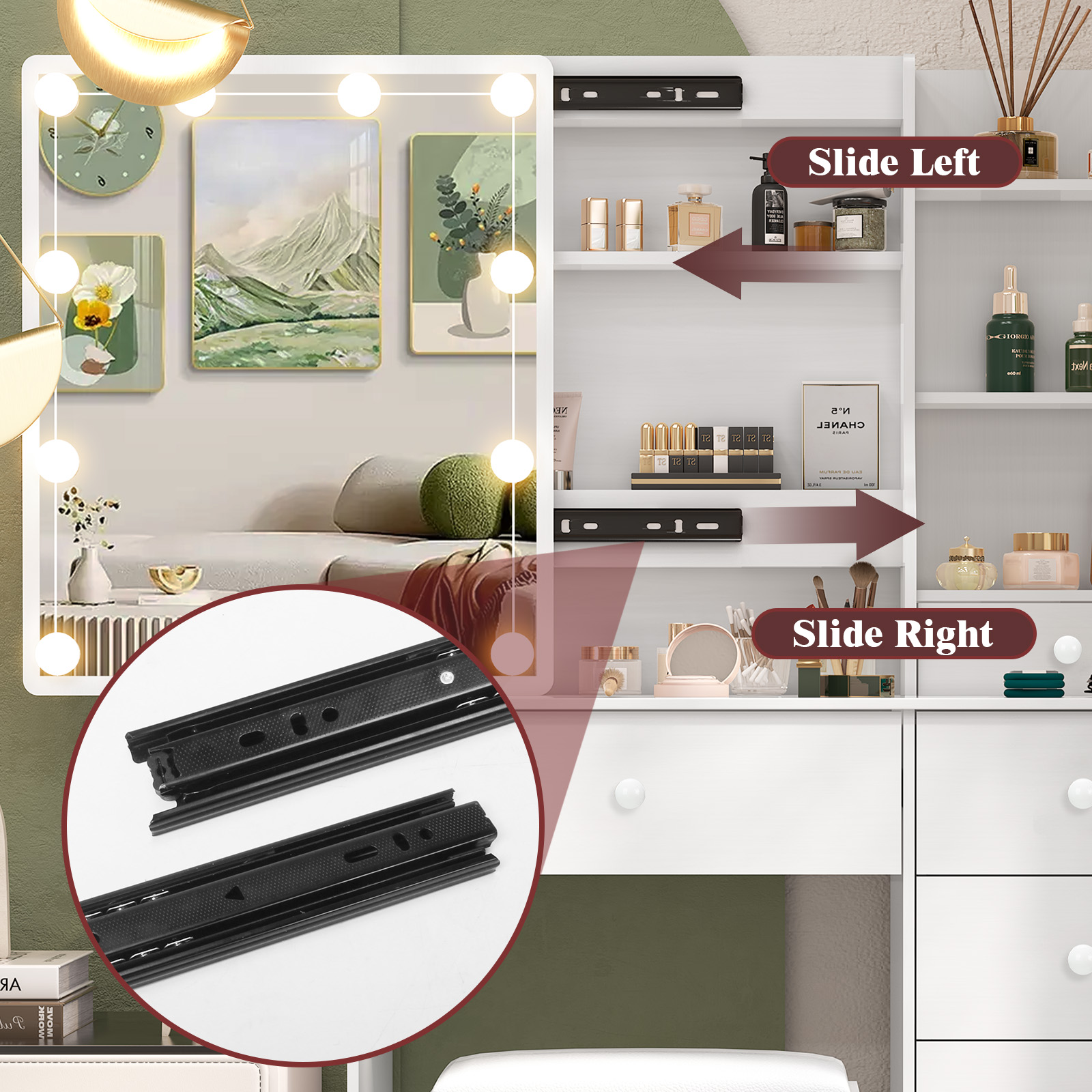 Modern Beyaz Yatak Odası Tuval - Office X Furniture incelemesi ve fiyatı