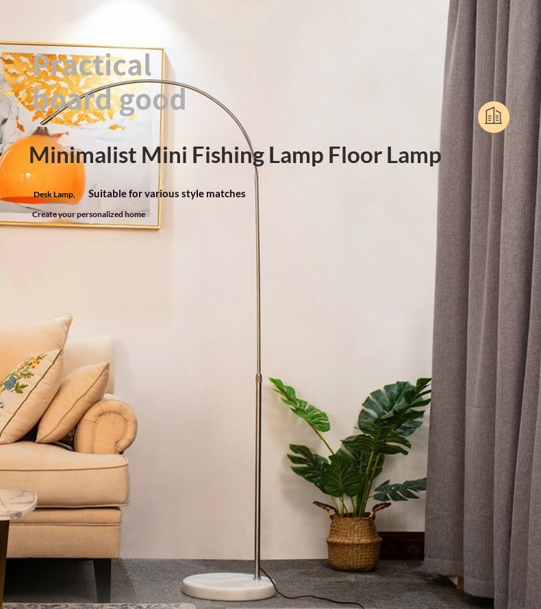 Minimalist Lüks Mini Ark Ayarl - Floor Lamp Arched incelemesi ve fiyatı
