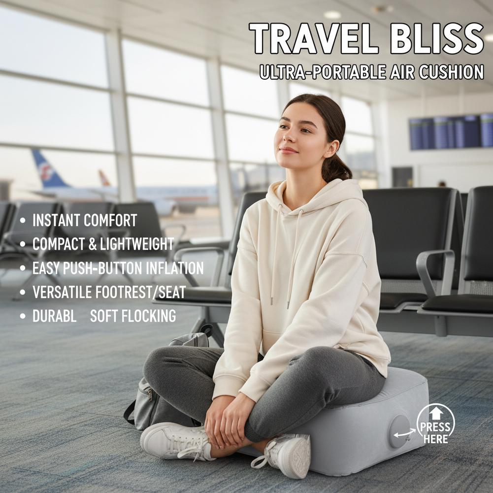 Taşınabilir Şişirilebilir Ayak - Office Footrest Cushion incelemesi ve fiyatı