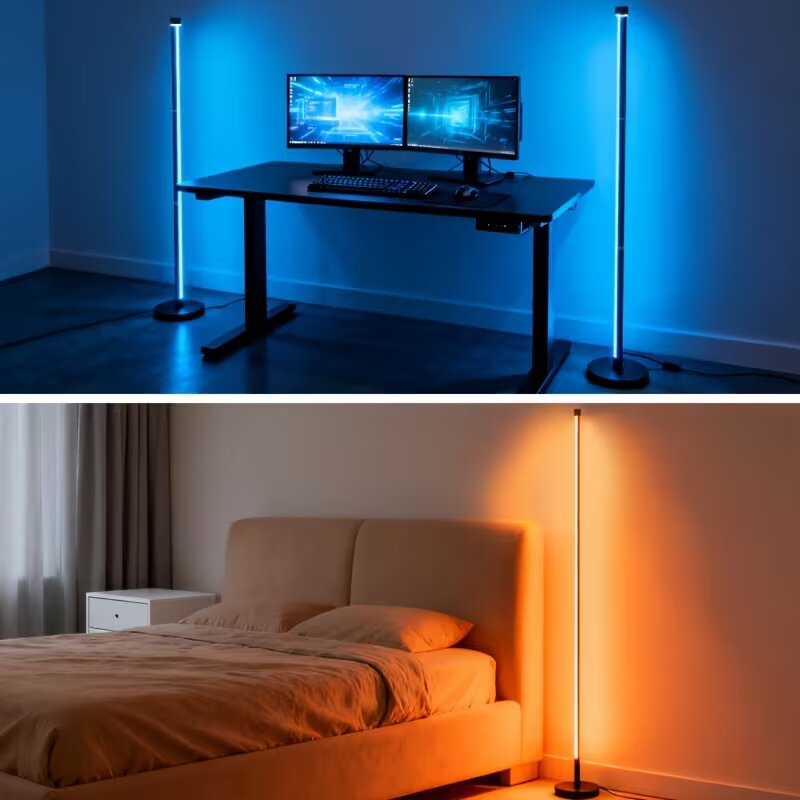 RGBIC LED Köşe Lambası, Uygula - Floor Lamp Arched incelemesi ve fiyatı